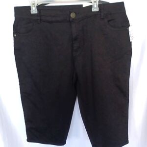 Women's Christopher & Banks Black Skimmer Pants Size 16W NWT